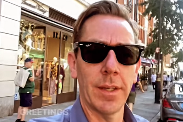 Ryan arrived in London